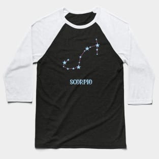 Scorpio Zodiac Sign Constellation Baseball T-Shirt